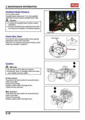 TGB Blade 250 ATV Quad Service Repair Manual, Page 33