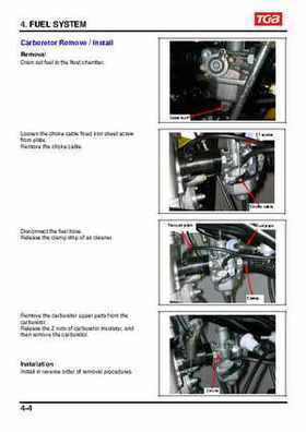 TGB Blade 250 ATV Quad Service Repair Manual, Page 49