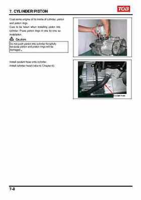 TGB Blade 250 ATV Quad Service Repair Manual, Page 87