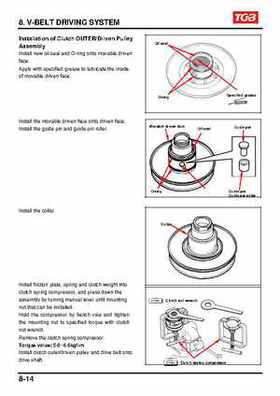 TGB Blade 250 ATV Quad Service Repair Manual, Page 101