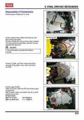 TGB Blade 250 ATV Quad Service Repair Manual, Page 104