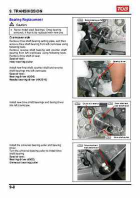 TGB Blade 250 ATV Quad Service Repair Manual, Page 109