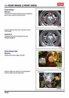 TGB Blade 250 ATV Quad Service Repair Manual, Page 156