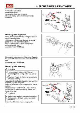 TGB Blade 250 ATV Quad Service Repair Manual, Page 163