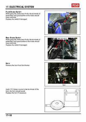 TGB Blade 250 ATV Quad Service Repair Manual, Page 211