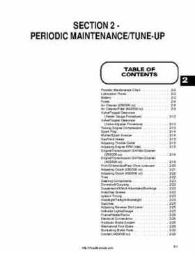 2000 Arctic Cat ATV Factory Service Manual, Page 16