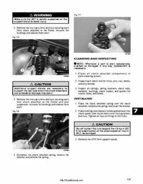 2000 Arctic Cat ATV Factory Service Manual, Page 281