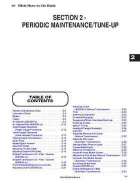 2001 Arctic Cat ATVs factory service and repair manual, Page 18