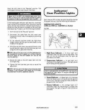 2001 Arctic Cat ATVs factory service and repair manual, Page 44