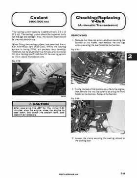 2001 Arctic Cat ATVs factory service and repair manual, Page 50