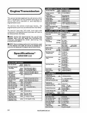 2001 Arctic Cat ATVs factory service and repair manual, Page 57