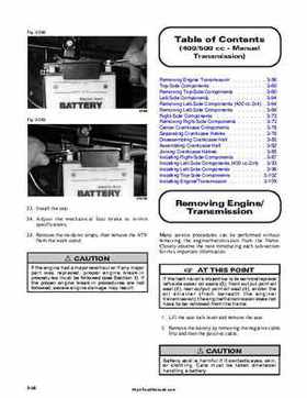 2001 Arctic Cat ATVs factory service and repair manual, Page 111