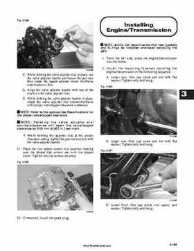 2001 Arctic Cat ATVs factory service and repair manual, Page 164