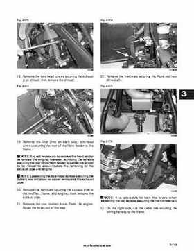 2001 Arctic Cat ATVs factory service and repair manual, Page 170