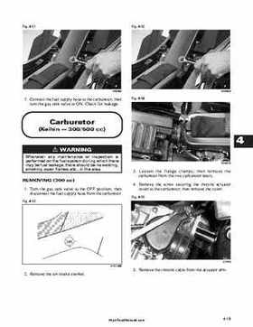 2001 Arctic Cat ATVs factory service and repair manual, Page 258