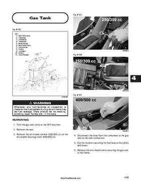 2001 Arctic Cat ATVs factory service and repair manual, Page 268