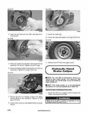 2001 Arctic Cat ATVs factory service and repair manual, Page 349