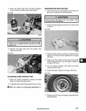 2001 Arctic Cat ATVs factory service and repair manual, Page 350