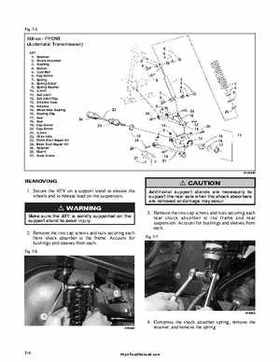 2001 Arctic Cat ATVs factory service and repair manual, Page 357