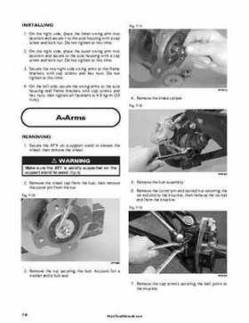 2001 Arctic Cat ATVs factory service and repair manual, Page 359