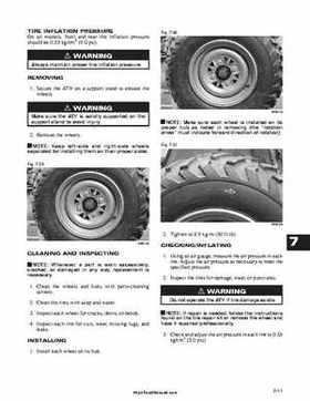 2001 Arctic Cat ATVs factory service and repair manual, Page 364