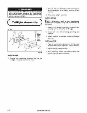 2001 Arctic Cat ATVs factory service and repair manual, Page 389