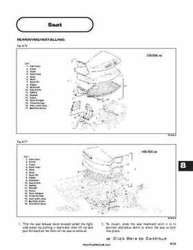 2001 Arctic Cat ATVs factory service and repair manual, Page 390