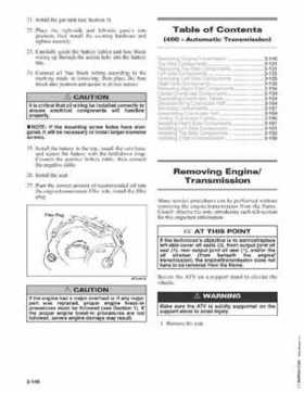 2003 Arctic Cat ATVs from 250cc to 500cc Service Manual, Page 190