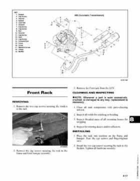2003 Arctic Cat ATVs from 250cc to 500cc Service Manual, Page 492