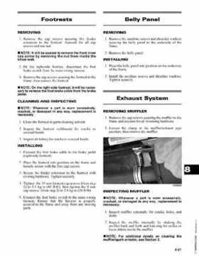 2003 Arctic Cat ATVs from 250cc to 500cc Service Manual, Page 496