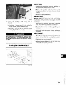 2003 Arctic Cat ATVs from 250cc to 500cc Service Manual, Page 500