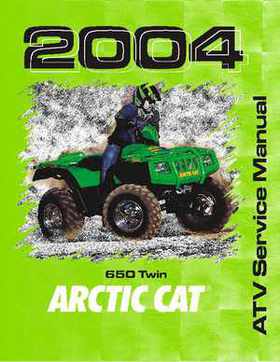 2004 650 Twin Arctic Cat ATV Service Manual, Page 1
