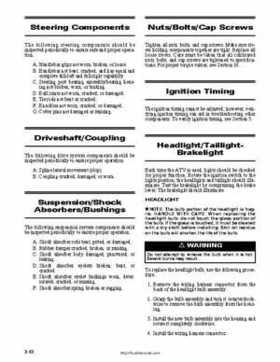 2004 650 Twin Arctic Cat ATV Service Manual, Page 20