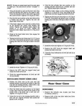2004 650 Twin Arctic Cat ATV Service Manual, Page 149
