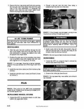 2004 650 Twin Arctic Cat ATV Service Manual, Page 150