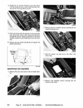 2004 Arctic Cat ATVs factory service and repair manual, Page 16