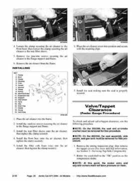 2004 Arctic Cat ATVs factory service and repair manual, Page 20