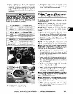 2004 Arctic Cat ATVs factory service and repair manual, Page 21