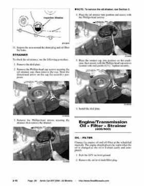 2004 Arctic Cat ATVs factory service and repair manual, Page 26