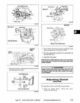 2004 Arctic Cat ATVs factory service and repair manual, Page 29