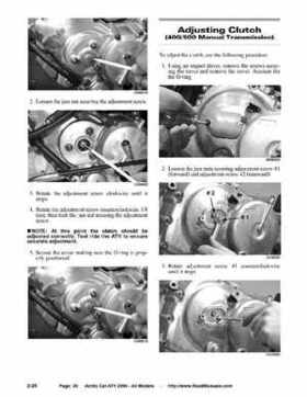 2004 Arctic Cat ATVs factory service and repair manual, Page 30