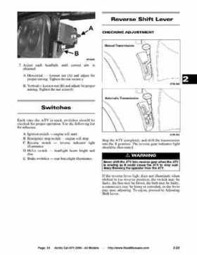 2004 Arctic Cat ATVs factory service and repair manual, Page 33
