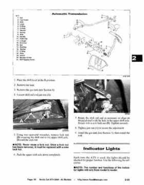 2004 Arctic Cat ATVs factory service and repair manual, Page 35