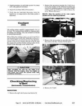 2004 Arctic Cat ATVs factory service and repair manual, Page 41