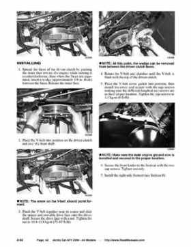 2004 Arctic Cat ATVs factory service and repair manual, Page 42
