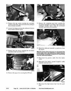 2004 Arctic Cat ATVs factory service and repair manual, Page 52