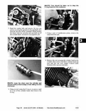 2004 Arctic Cat ATVs factory service and repair manual, Page 55