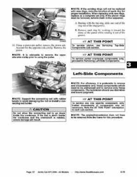 2004 Arctic Cat ATVs factory service and repair manual, Page 57