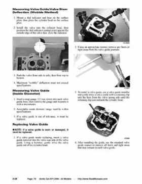 2004 Arctic Cat ATVs factory service and repair manual, Page 70