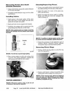 2004 Arctic Cat ATVs factory service and repair manual, Page 72